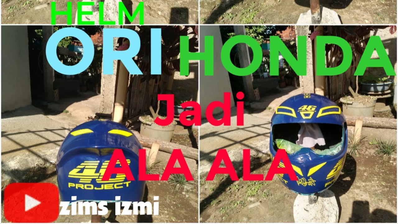 Helm ORI honda jadi ala ala