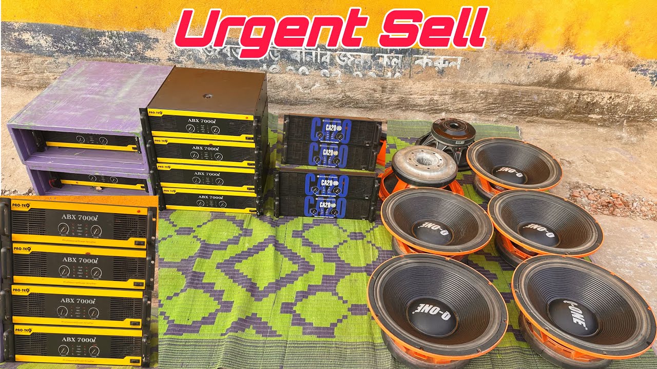 ABX 7000i/CA20 Amplifier Urgent Sell🚨কেনার জন্য শীঘ্রই যোগাযোগ করুন॥