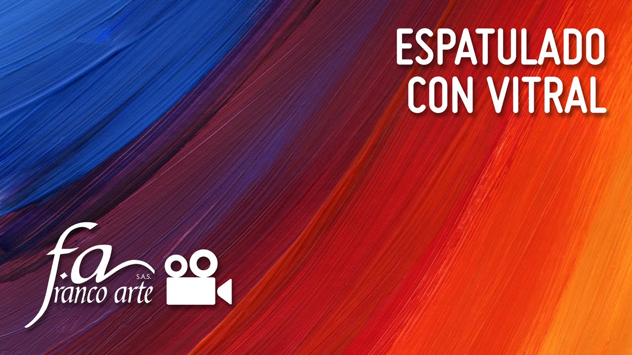 Franco Arte Espazio Ideal Espatulado con vitral