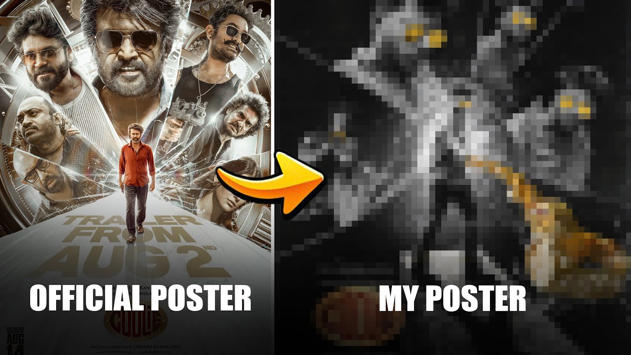 Coolie Movie Poster Tutorial / Photo Manipulation / Photoshop Manipulation / Photoshop / Power House