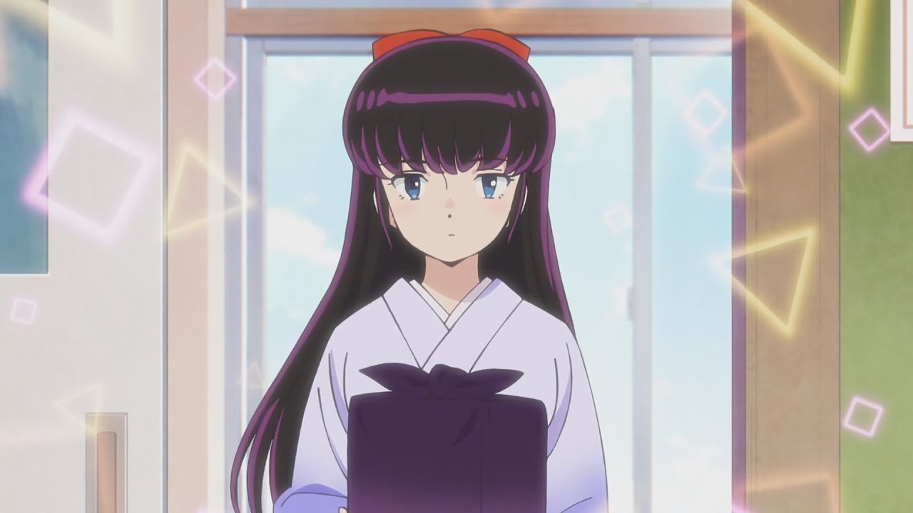 Ryouko Mendou visits her brother at Tomobiki School!  ^_^  