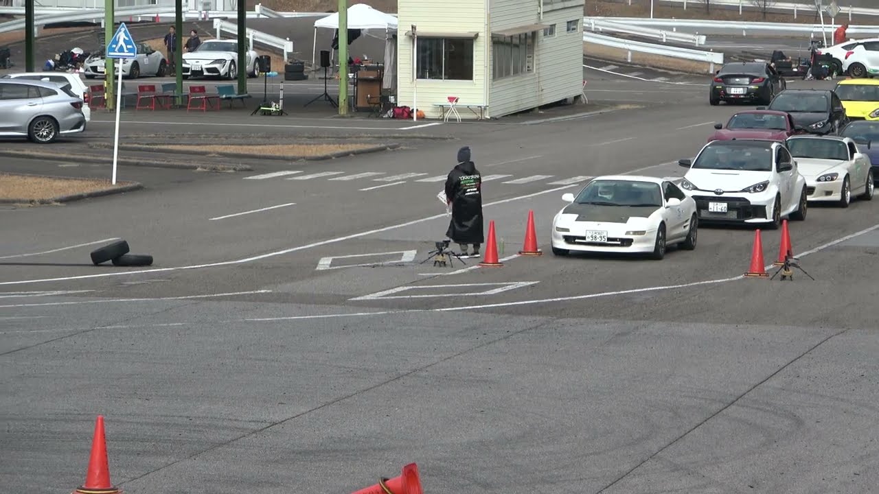 【ジムカーナ】2026 MIキョウセイ練習会 260105 MR2 SW20 25 1403