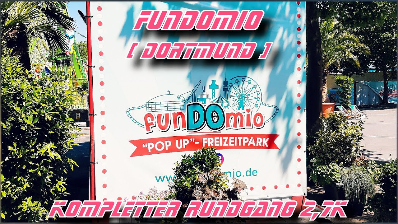 Fundomio der pop up Freizeitpark Dortmund Kirmes 2020 Kirmes Tester Funfair Kermis (&Uuml;berarbeitet)