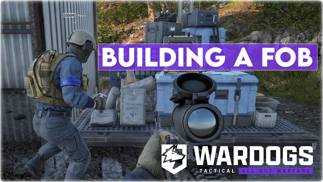 Building My FIRST FOB In WARDOGS!