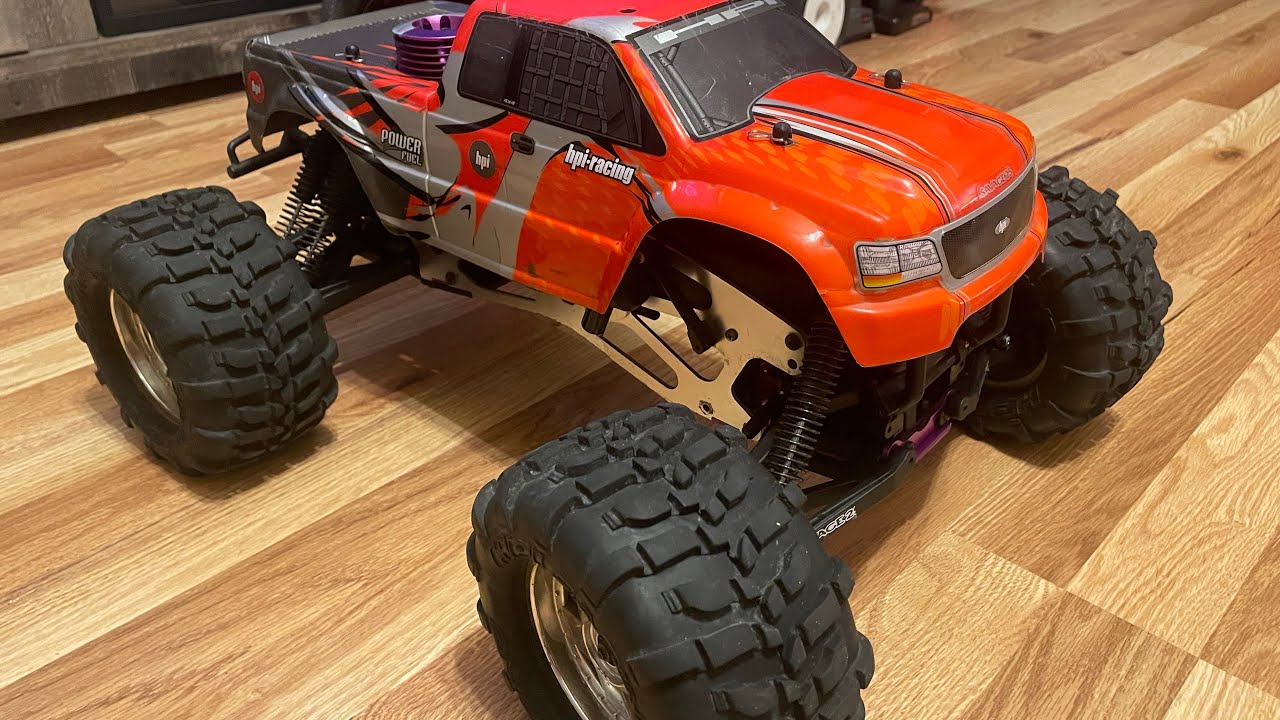 HPI SAVAGE 25 NITRO RC МОНСТР-ТРАКТ!!! ПЕРВЫЙ ЗАПУСК!!! ОНА КРАСАВИЦА И ЧУДОВИЩЕ!!!