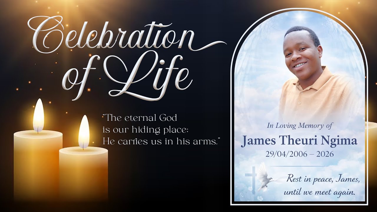 MEMORIAL SERVICE FOR JAMES THEURI NGIMA.