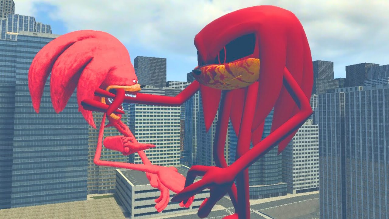 NEW KNUCKLES.EXE INNYUME SMILEY'S VS ALL SHIN SONIC TAPES AND OTHER in Garry's Mod