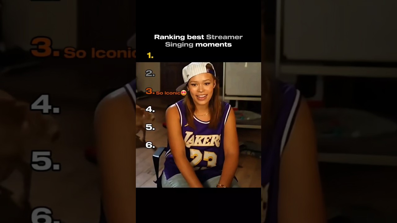 Ranking best Streamer Singing moments #tiktok #streamer #singing #cover #xyzbca
