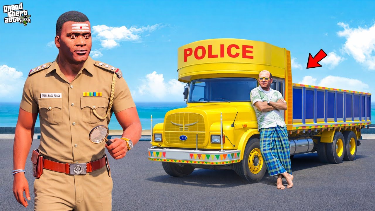 Franklin & Chithapu Become a Village Police And Find The Lorry in GTA 5