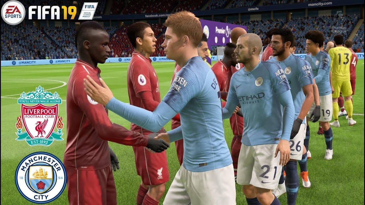 Manchester City Vs Liverpool !! Premier League 2018-19!FIFA 19 Gameplay Full Match [1080p60FPS]