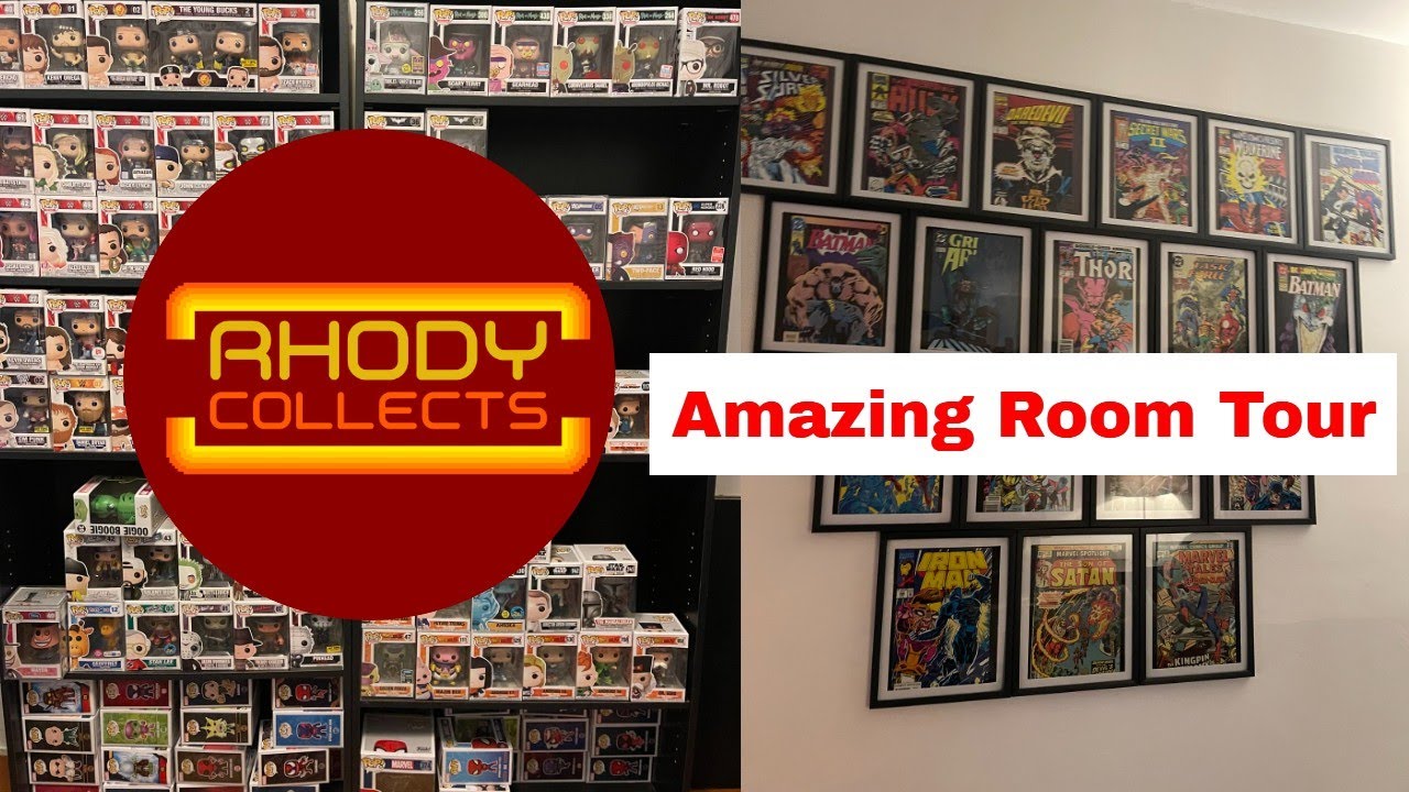 AMAZING! | Funko Pop, Spider-man, Wrestling Collection! | Room Tour!