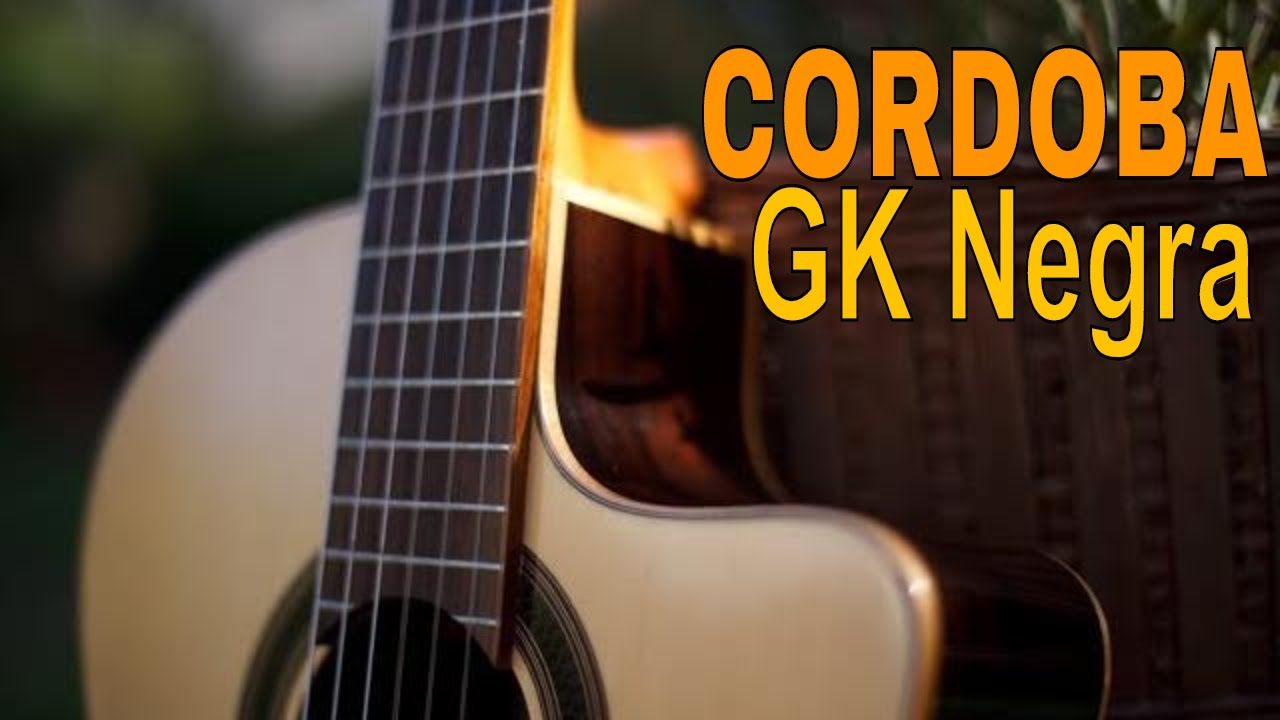 #DADGAD_TEST ® Cordoba GK Studio Negra - flamenco guitar dadgad tuning