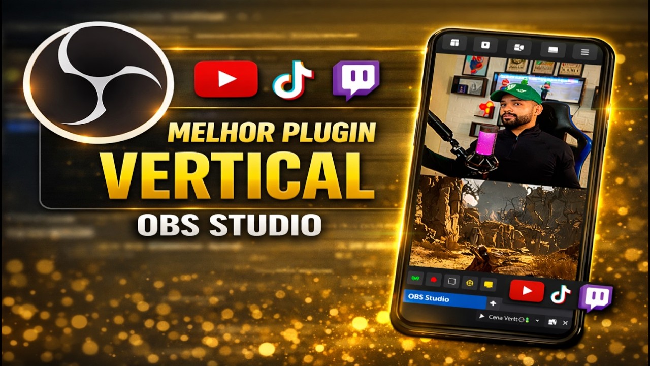 COMO FAZER LIVE NA VERTICAL COM OBS STUDIO | MELHOR PLUGIN !!