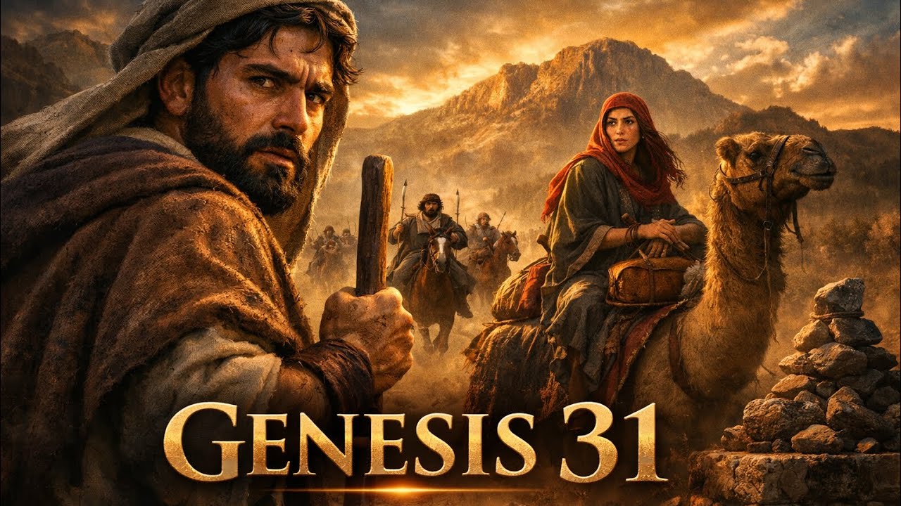 Genesis Chapter 31 (KJV) | Jacob Flees from Laban | Bible Story Explained