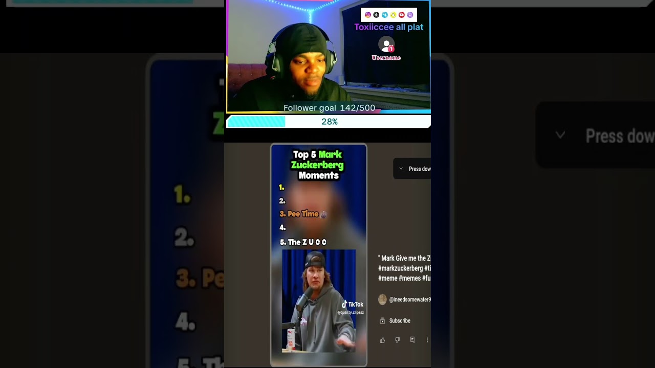 Mark gimme THE ZUCC🤣🤣🤣