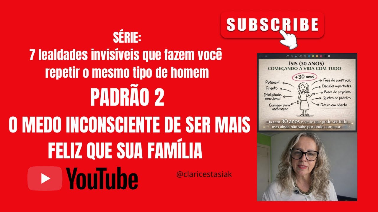 EPISÓDIO 2 - O medo inconsciente de ser mais feliz que a própria família