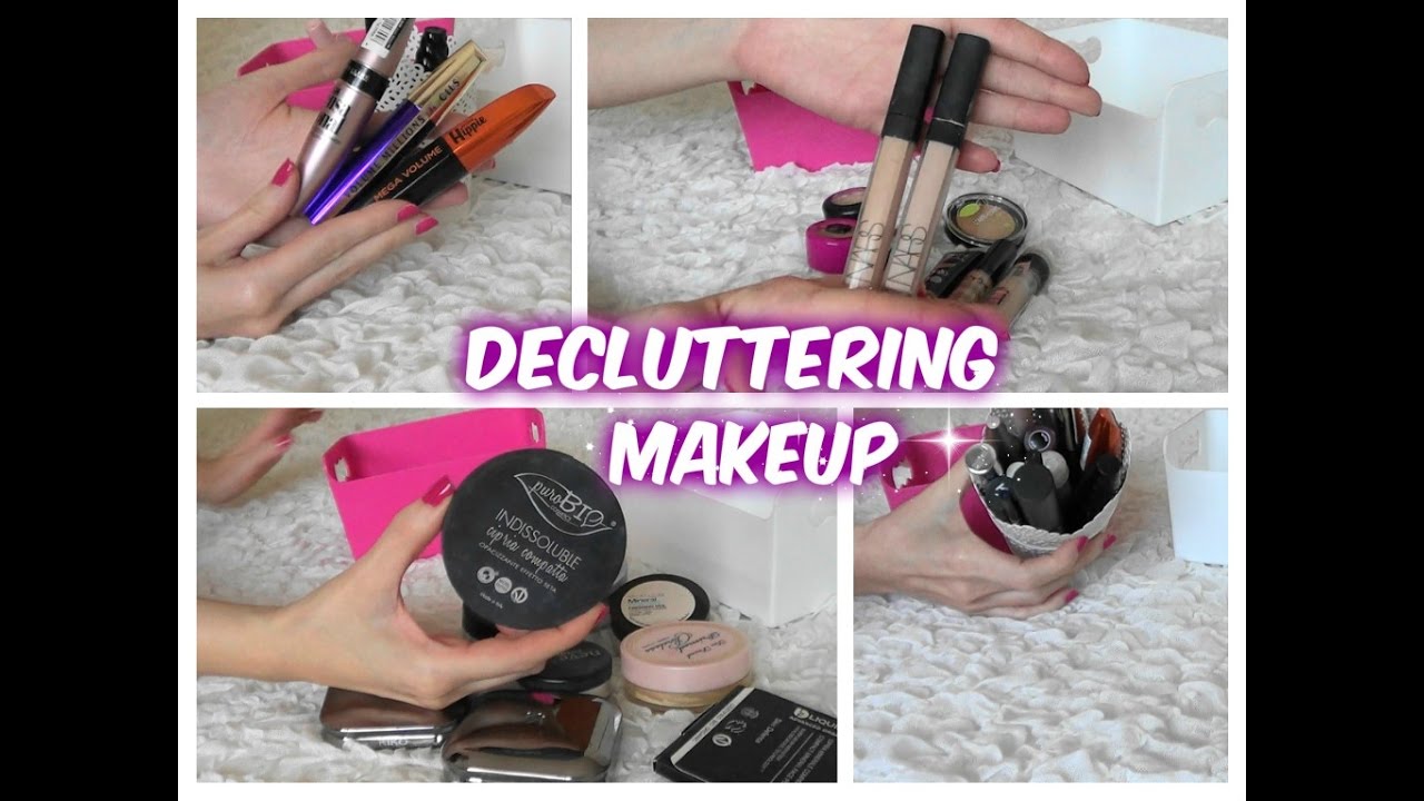 TENGO, BUTTO O REGALO LA MIA MAKEUP COLLECTION? ep.1 | Decluttering Makeup Ita | chiore83