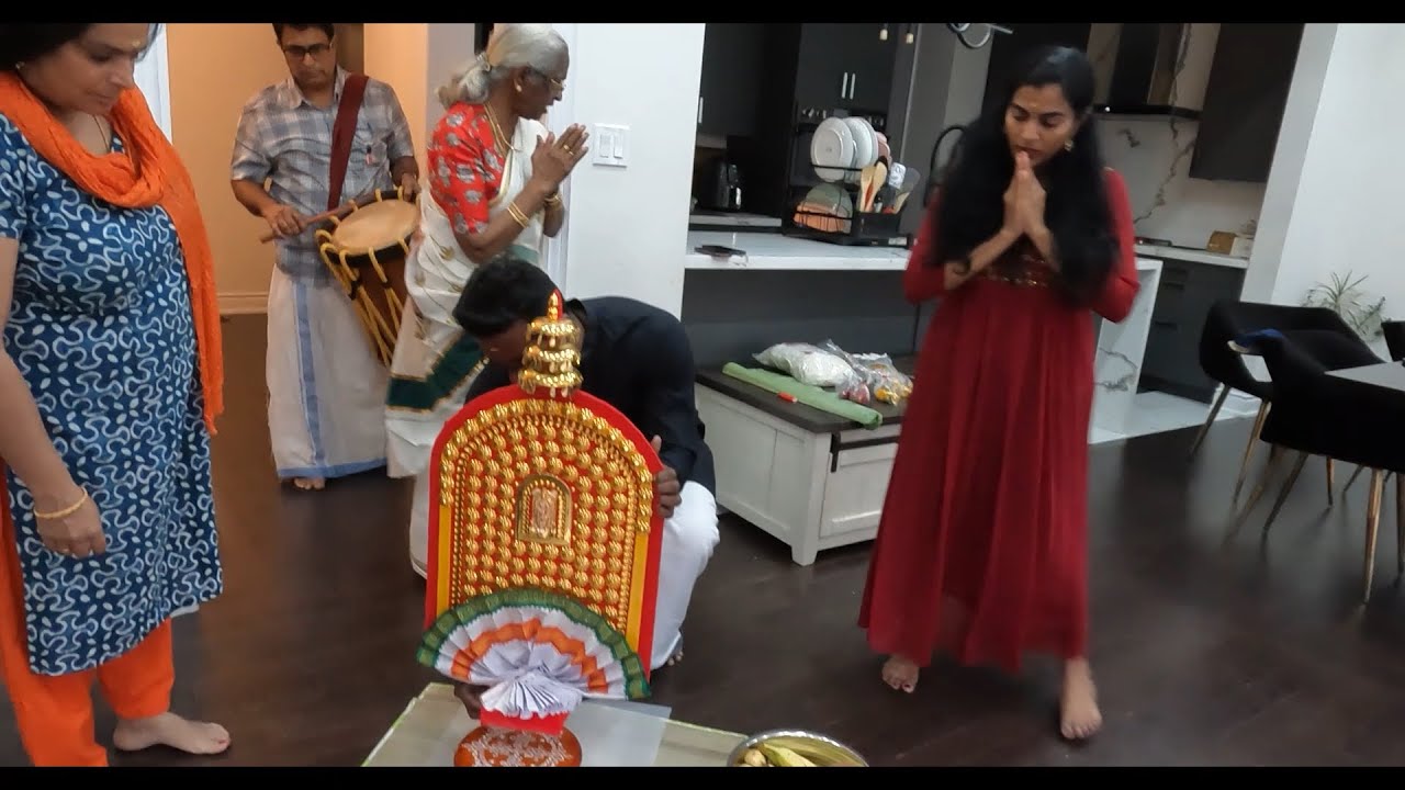കാനഡയിലെ വീട്ടിൽ ഞങ്ങൾ ആദ്യമായി പറയെടുപ്പ് നടത്തിയപ്പോൾ | Brampton Guruvayurappan temple