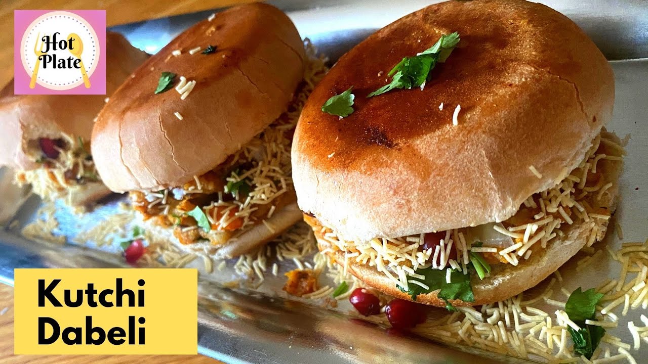 Kutchi Dabeli with homemade masala & chutney recipe | Mumbai street food | Double roti