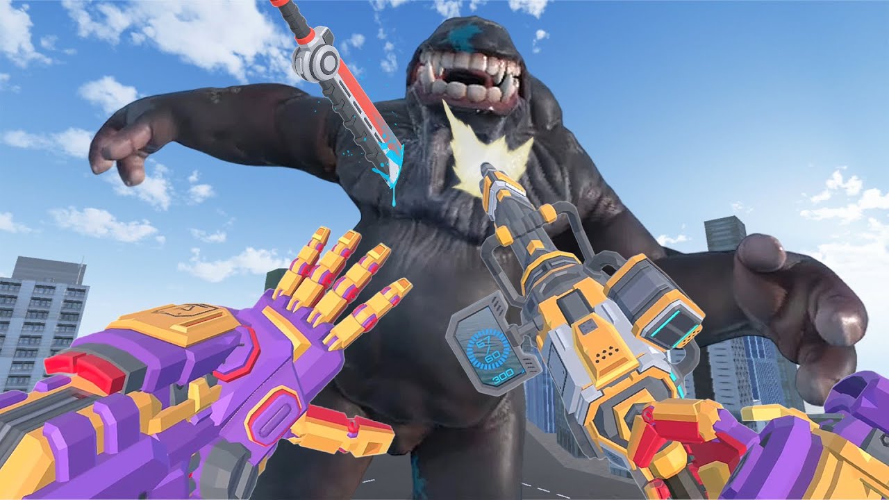 用新武器對抗大怪獸-Kaiju Battle Simulator VR