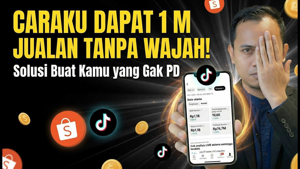 GAK PERLU GOOD LOOKING! Caraku Omset 1 Miliar Jualan Tanpa Wajah (Faceless)