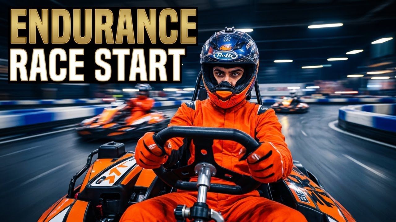 E1Gokart 12H Endurance Lublin - Pierwsza Zmiana Bambo #karting #kart  #gokart