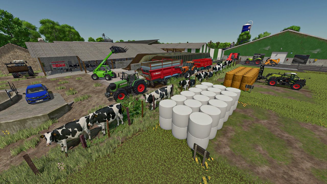 Immersion dans une Ferme Laiti&egrave;re de 1000 Vaches | Farming Simulator 25