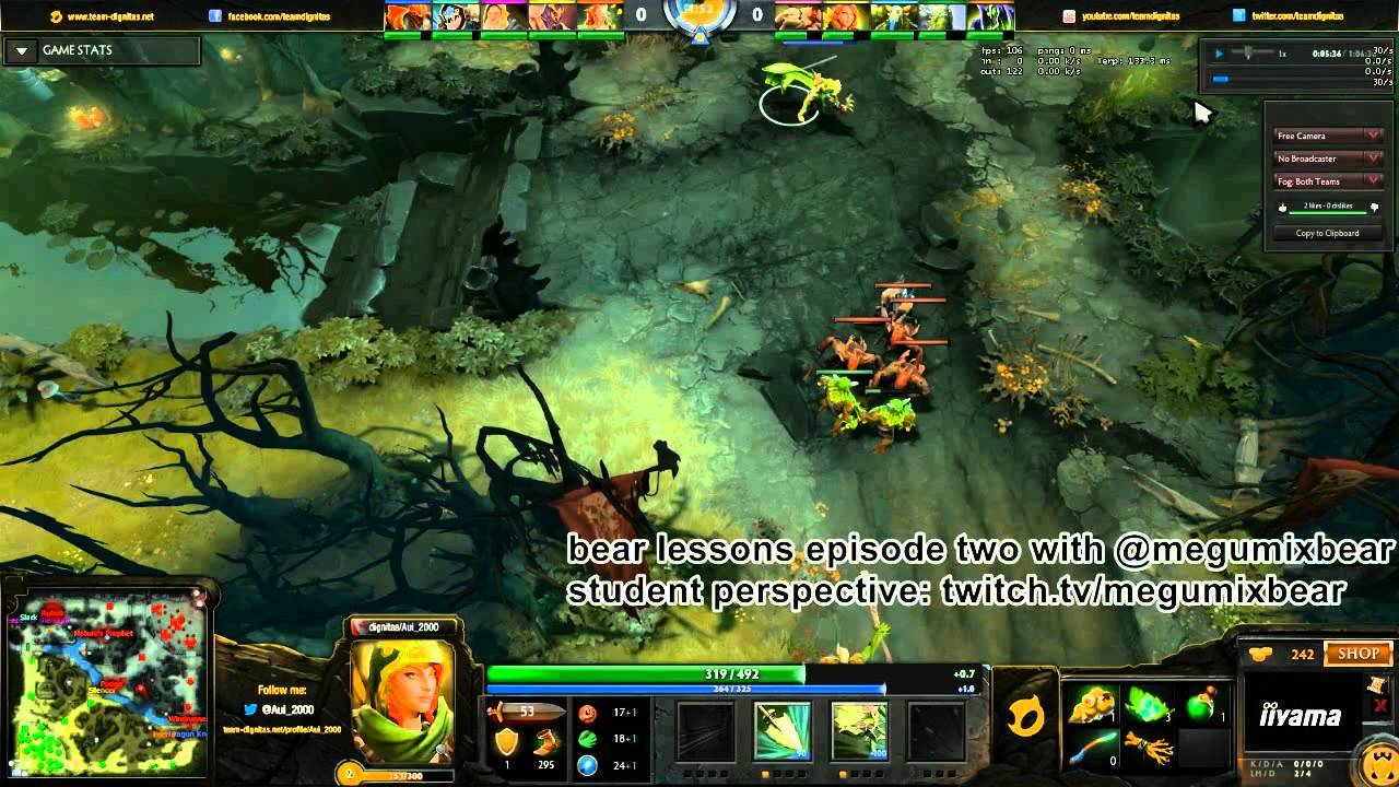 Dota 2 Bear Lessons #3: Feat. Aui_2000 and megumixbear