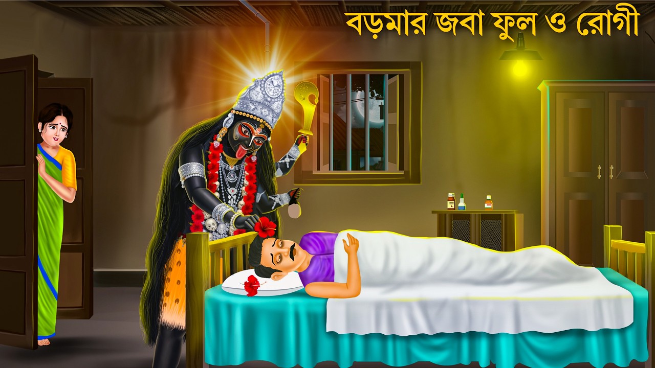 বড়মার আশীর্বাদী জবা ফুল ও রোগী | NAIHATI BORO MAA | Bangla Cartoon | Moral Stories | Kali Thakur
