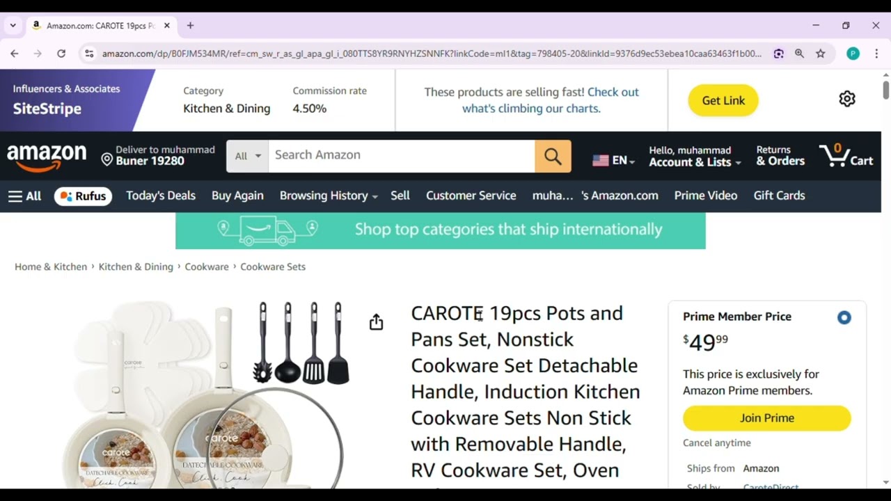 Deal Hunter Pro; Best Space Saving Cookware Set? CAROTE 19pcs Pots & Pans Review #short