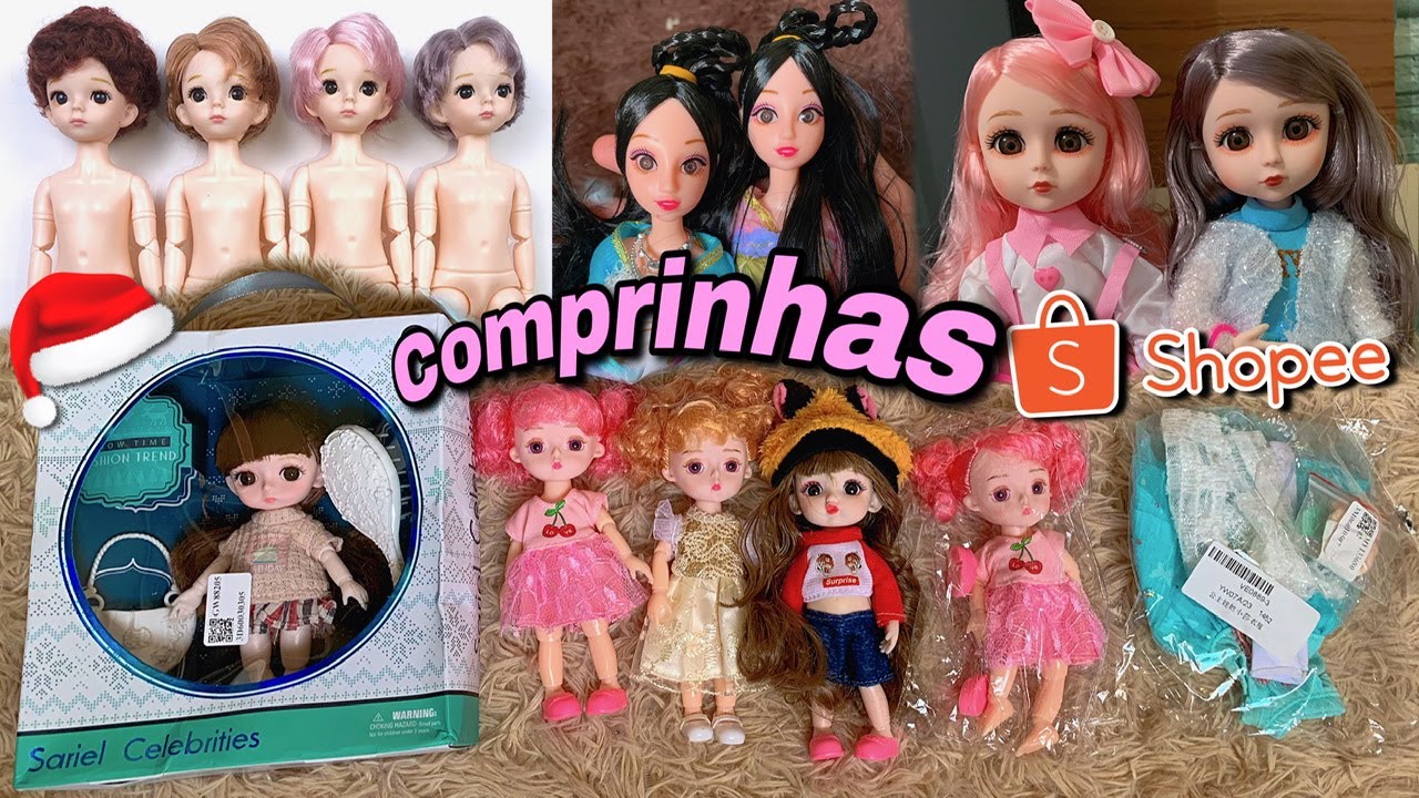 Bonecas BJD Fake da Shopee - Vídeo Especila de Natal