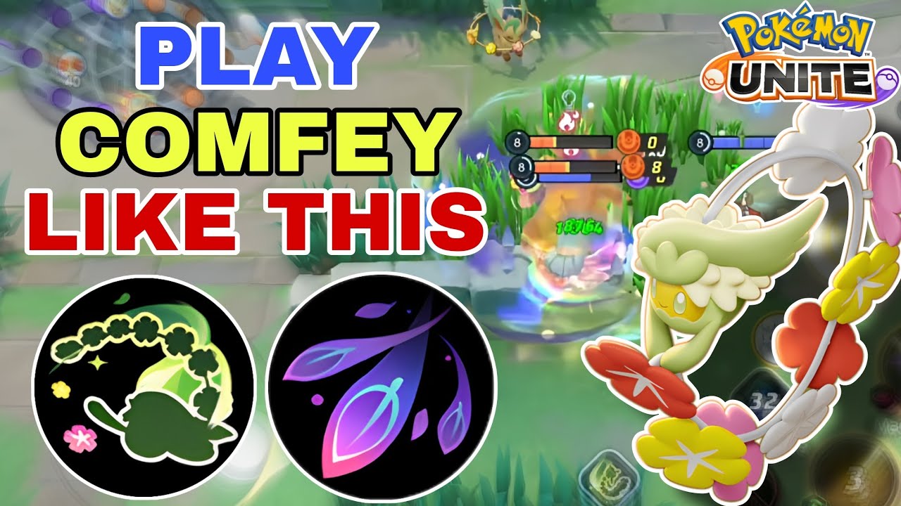 This is the Right Way to Play COMFEY | Pokemon Unite COMFEY Gameplay |