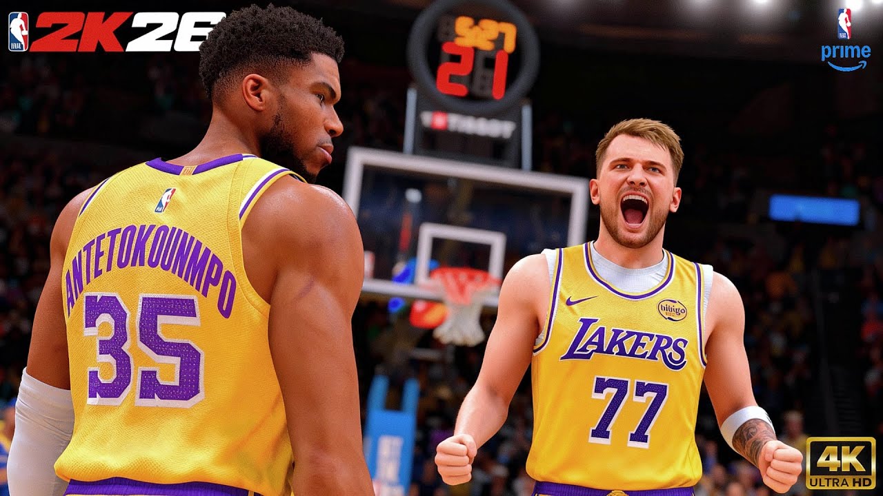 Яннис Адетокунбо присоединяется к &laquo;Лейкерс&raquo;! | NBA 2K26 Ultra Modded Showcase | Lakers против War...