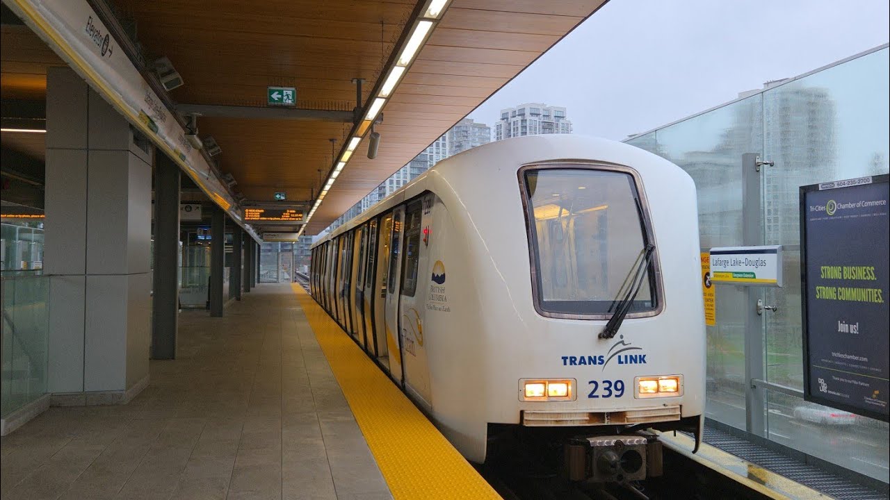 [8K] (Full M Line) Vancouver Skytrain: VCC Clark to Lafarge Lake Douglas (239 2002 Bombardier MK 2)