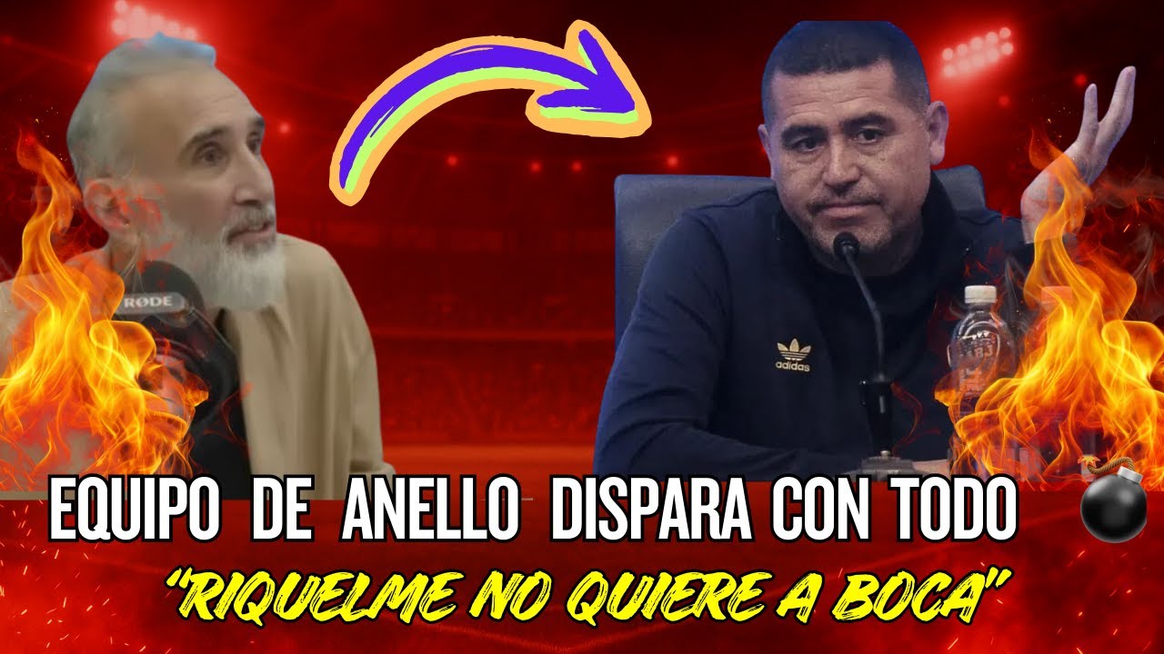 EQUIPO DE ANELLO, DURÍSIMO CON RIQUELME: EL CONFLICTO SIGUE EN BOCA