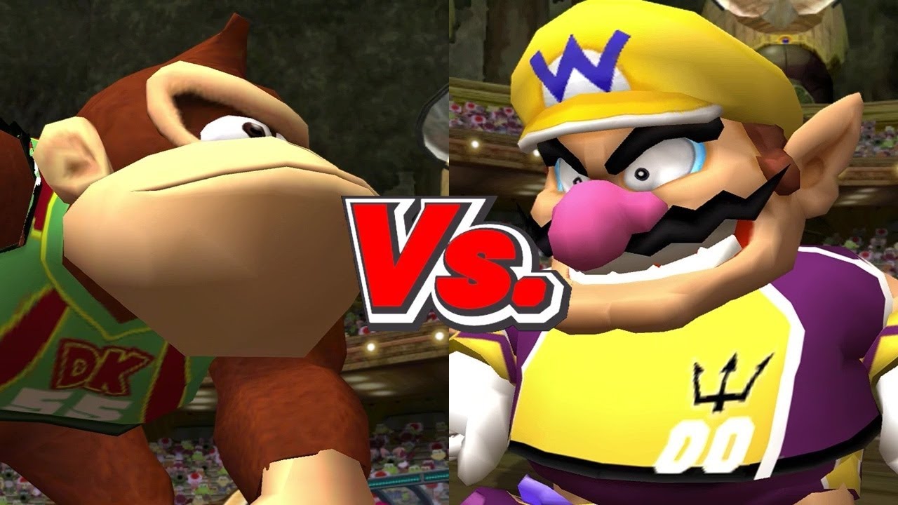 Super Mario Strikers - Donkey Kong/Hammer Bros Vs. Wario/Koopa Troopa