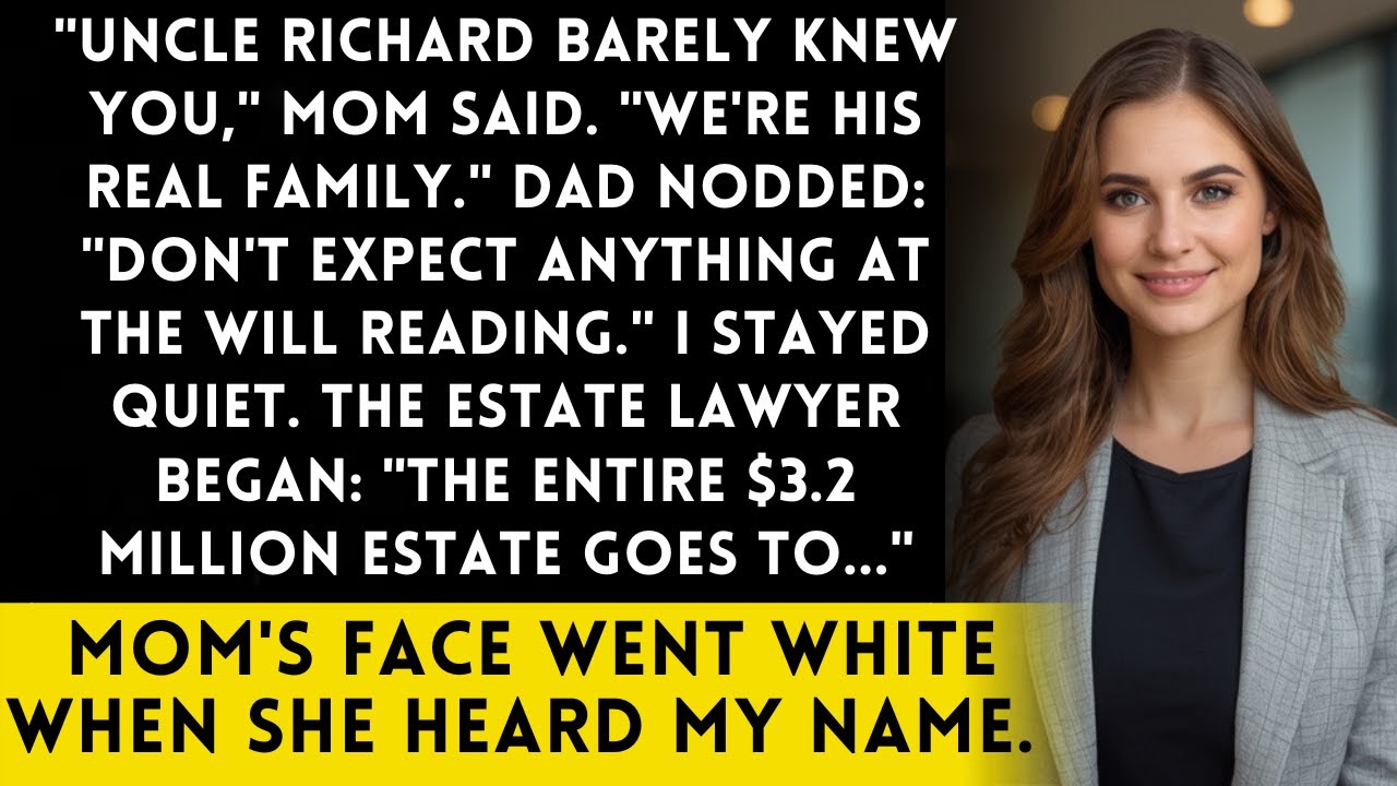 Mom Said 'Uncle Never Cared About You' - Then His Estate Lawyer Read My Name As Sole Heir