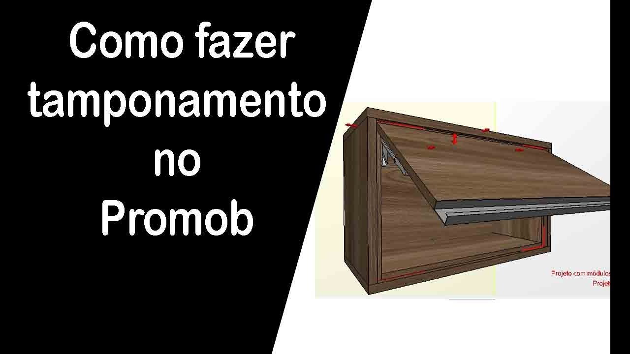 Como fazer tamponamento no Promob