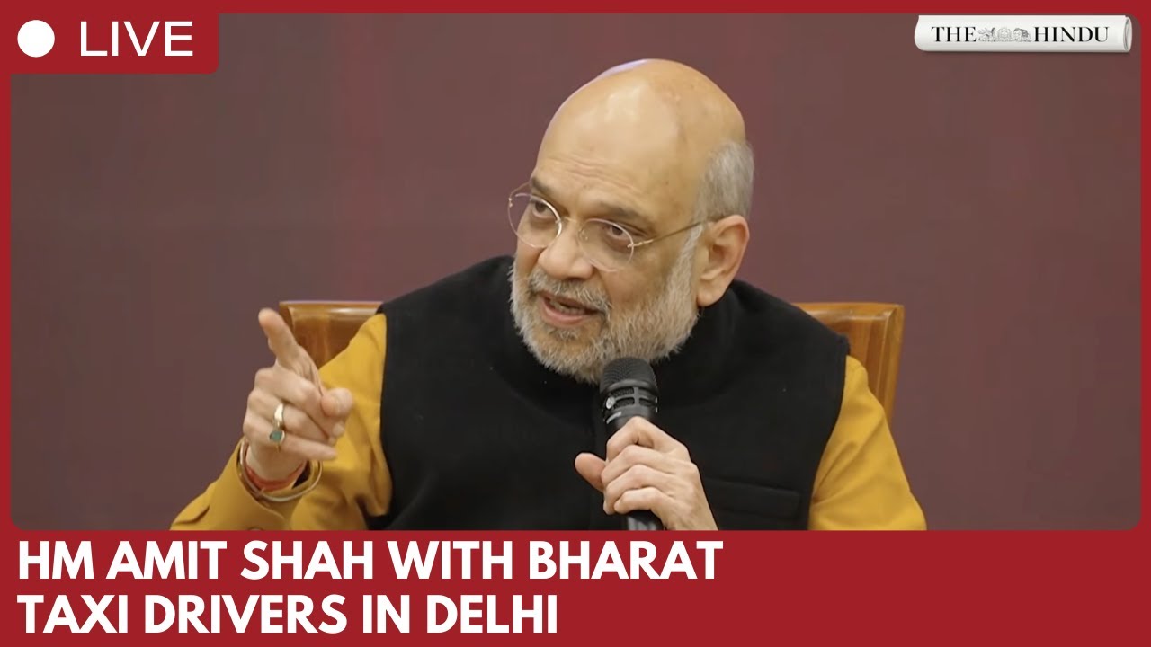 HM Amit Shah meets Bharat Taxi sarthis in New Delhi, lauds cooperative ride-hailing push