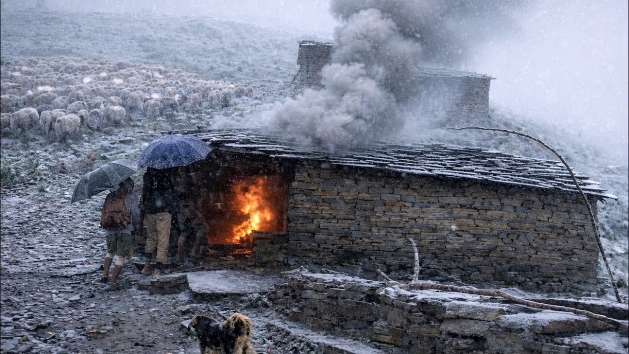 Surviving Shepherd Life in One Of The Coldest Regions Of Nepal |A Snowy Freezing Winter Village intr