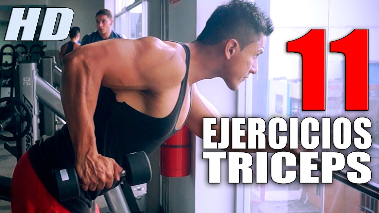 Los Mejores Ejercicios Para TRICEPS con MANCUERNAS