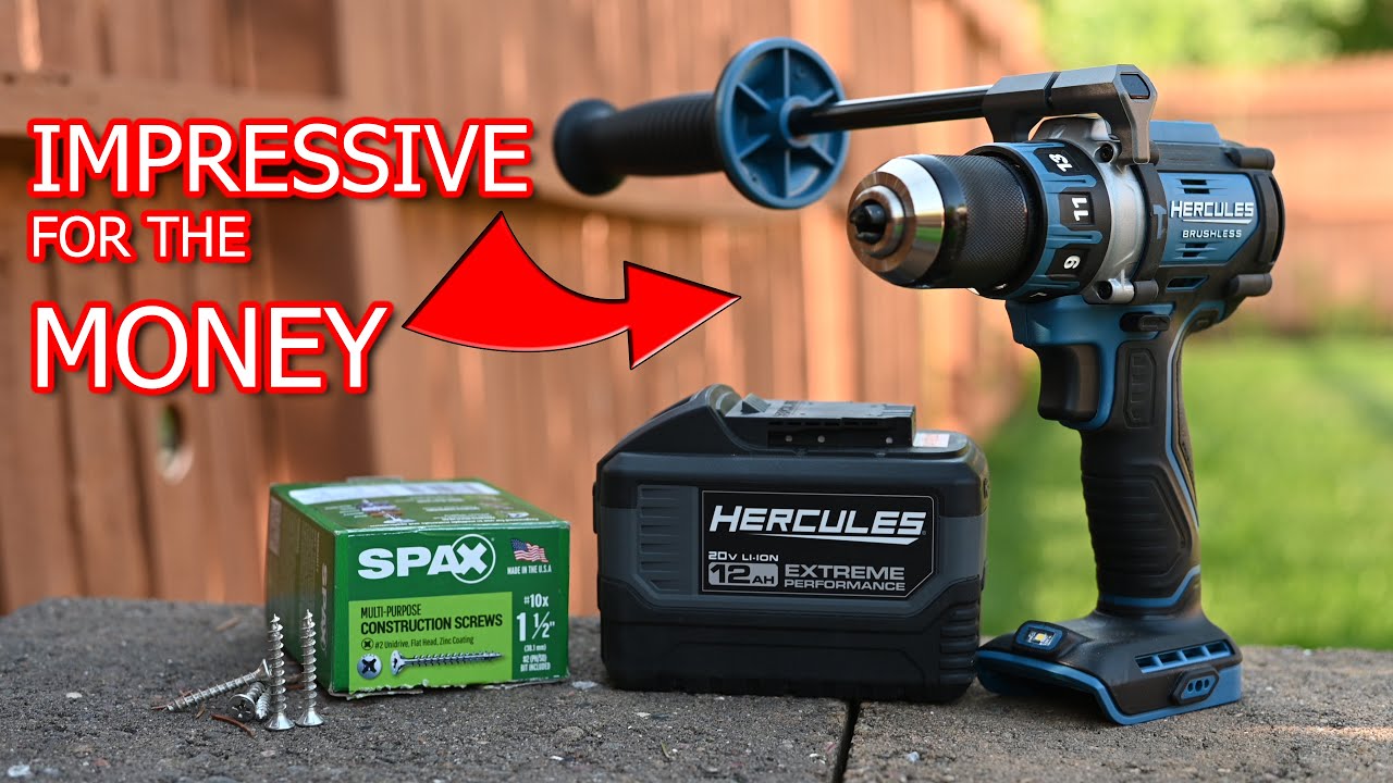 Hercules Brushless 20V Hammer Drill Unboxing and Overview (HCB92B)