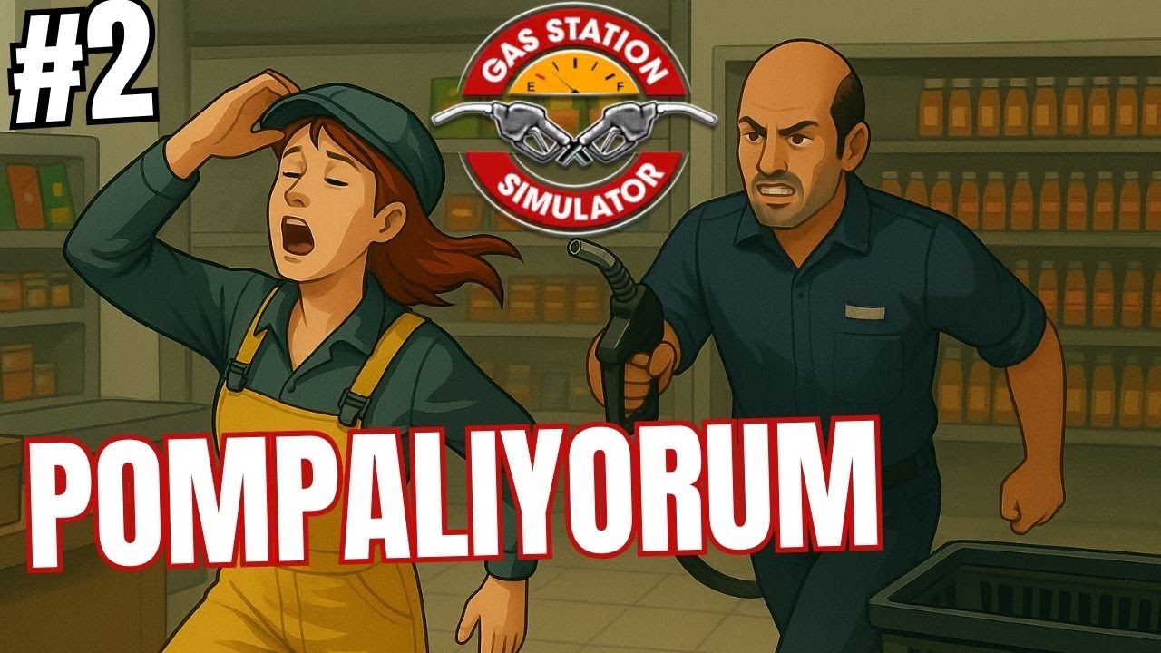 BORCUMUZU ÖDEYEMEDİK DAYAK YEDİK | Gas Station Simulator Bölüm 2