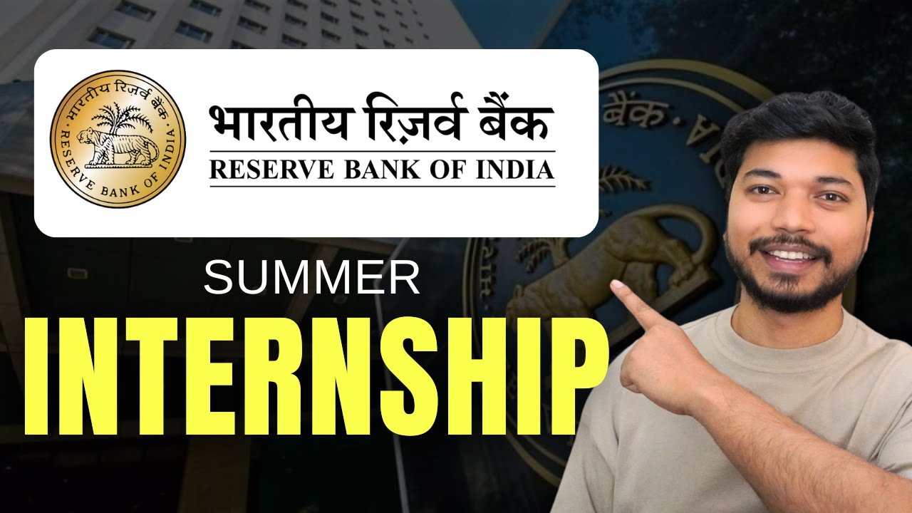 RBI Summer Internship 2026 🔥 20,000 Stipend | Eligibility, Selection & Apply