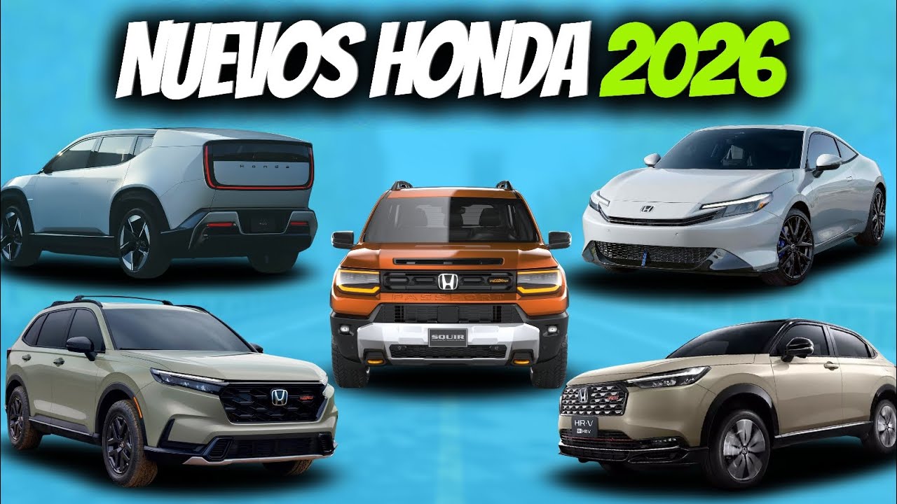 9 AUTOS HONDA que "LLEGARÁN" a MÉXICO en 2026 🇲🇽