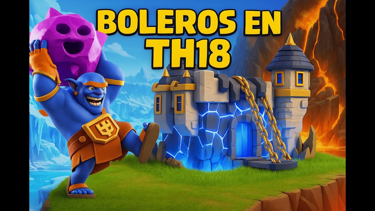 ATAQUE con SÚPER LANZARROCAS🪨 | ¿FUNCIONA en TH18?🔥| CLASH OF CLANS #clashofclans #th18