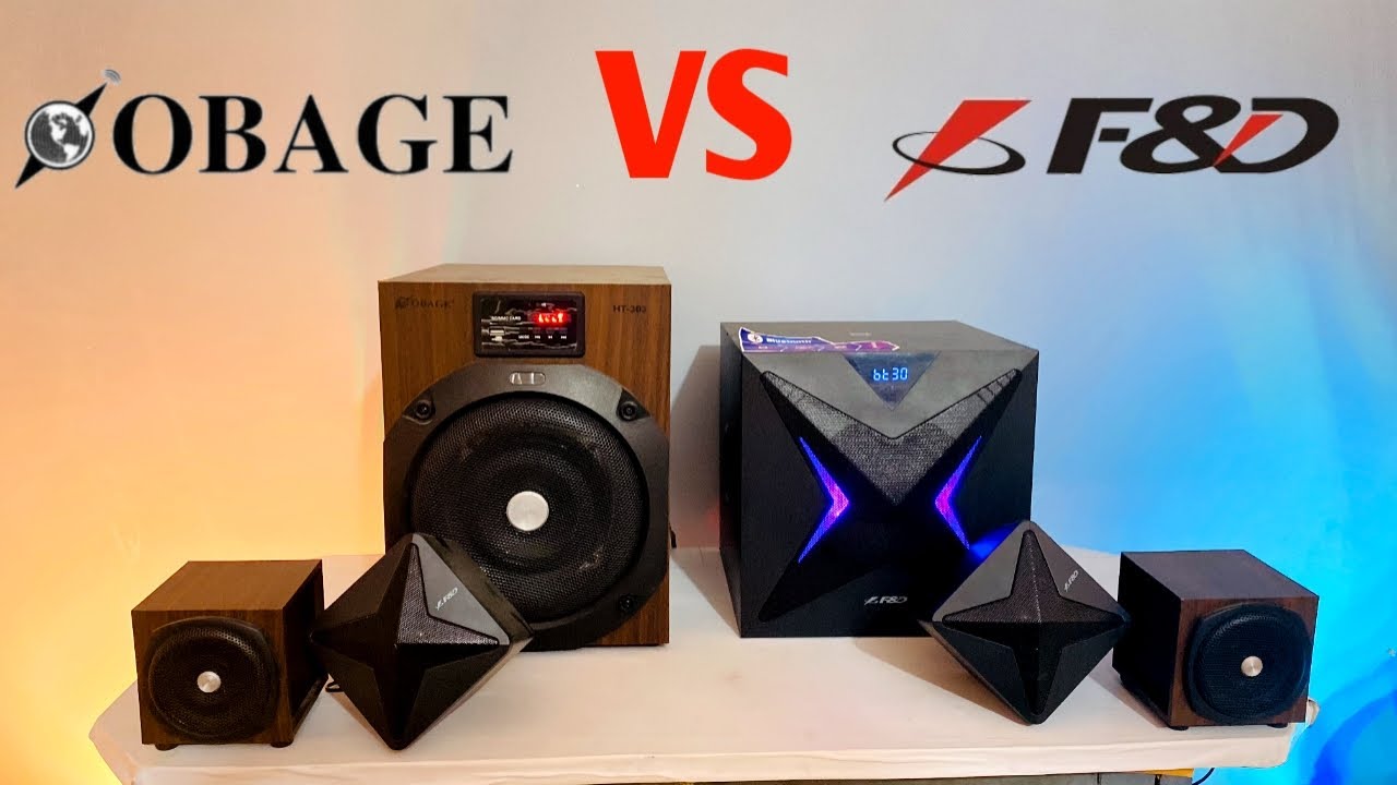 Obage Ht 303 VS F&D 550X detailed comparison ⚡Which is the best 2.1 channel under 5000 RS ?