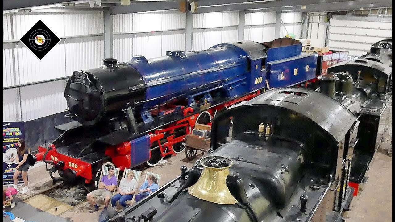 THE SVR's HIGHLEY ENGINE HOUSE FROM THE VIEWING GALLERY, 12/8/23