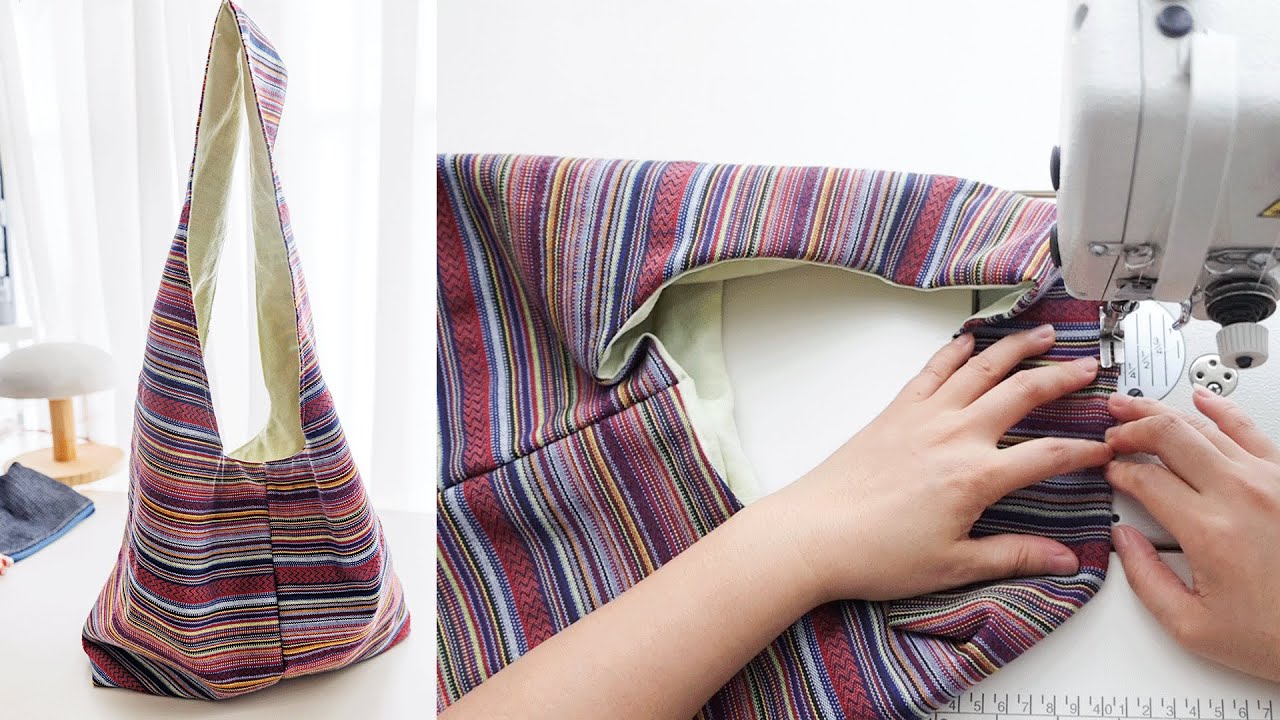 🔔 Super Easy | You can sew a Hobo bag quickly | cutting sizes |Sewing utorial for beginners