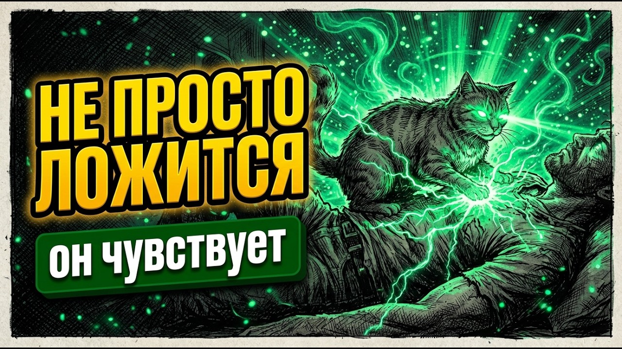Кот ложится на больное место. Но не то, о котором ты думаешь.
